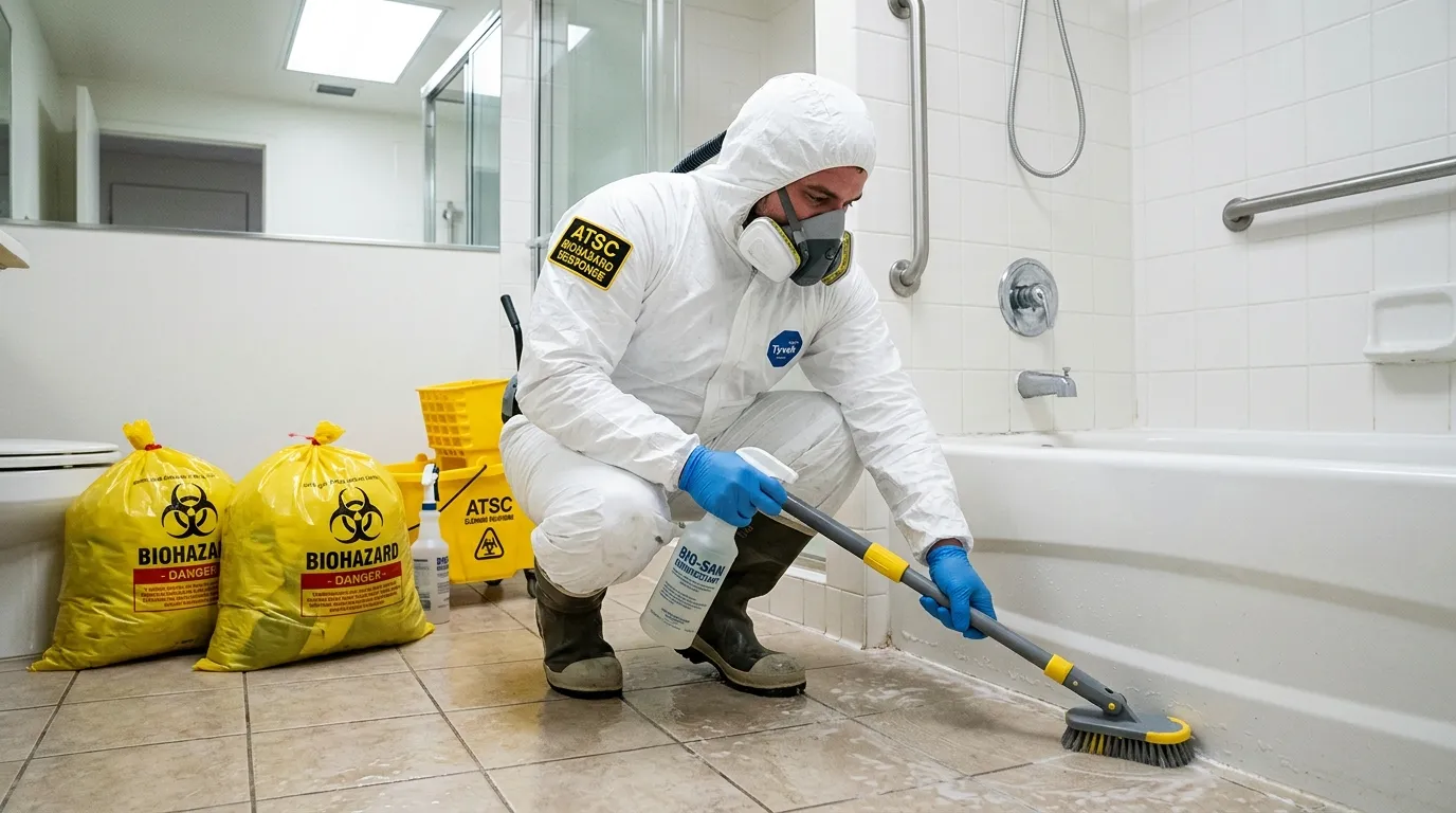 Decontamination equipment deployed for Blood Cleanup in Granbury